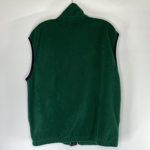 Vintage Polar Graphics Green Fleece Alaska Vest Size Medium USA - Picture 2 of 6